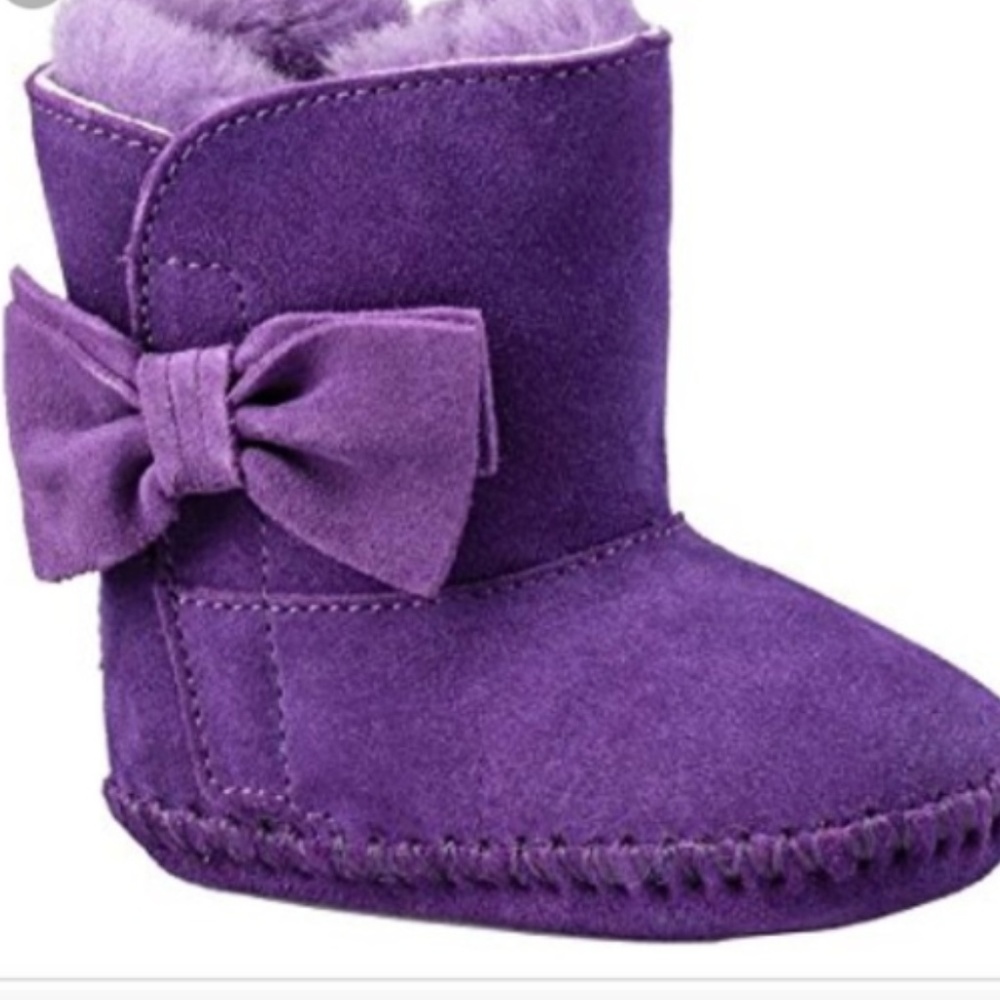 I Cabby  UGG Baby Girls Size 4/5 12-18M - Picture 2 of 5